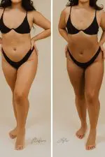 Professional Luxe 9 violet spray tan solution creating chocolate-brown tan