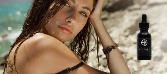 Sjolie Restore CBD Concentrate spray tan additive