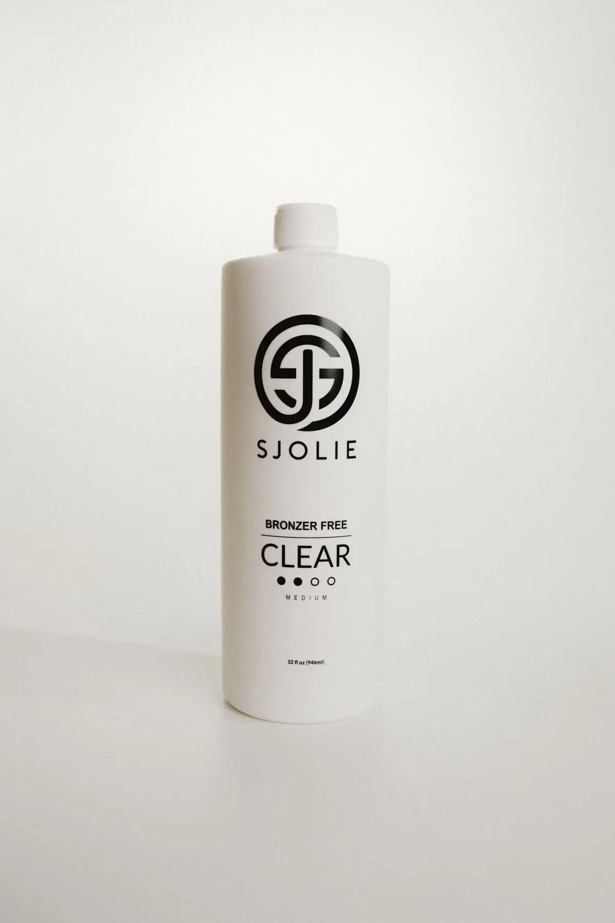 Sjolie Clear No.9 Medium spray tan solution bottle