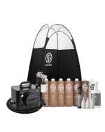Salon spray tan kit Apollo Mighty Mist Ultimate Starter Kit; High volume spray tan machine with QT quiet tech; T5020 spray gun HVLP salon kit