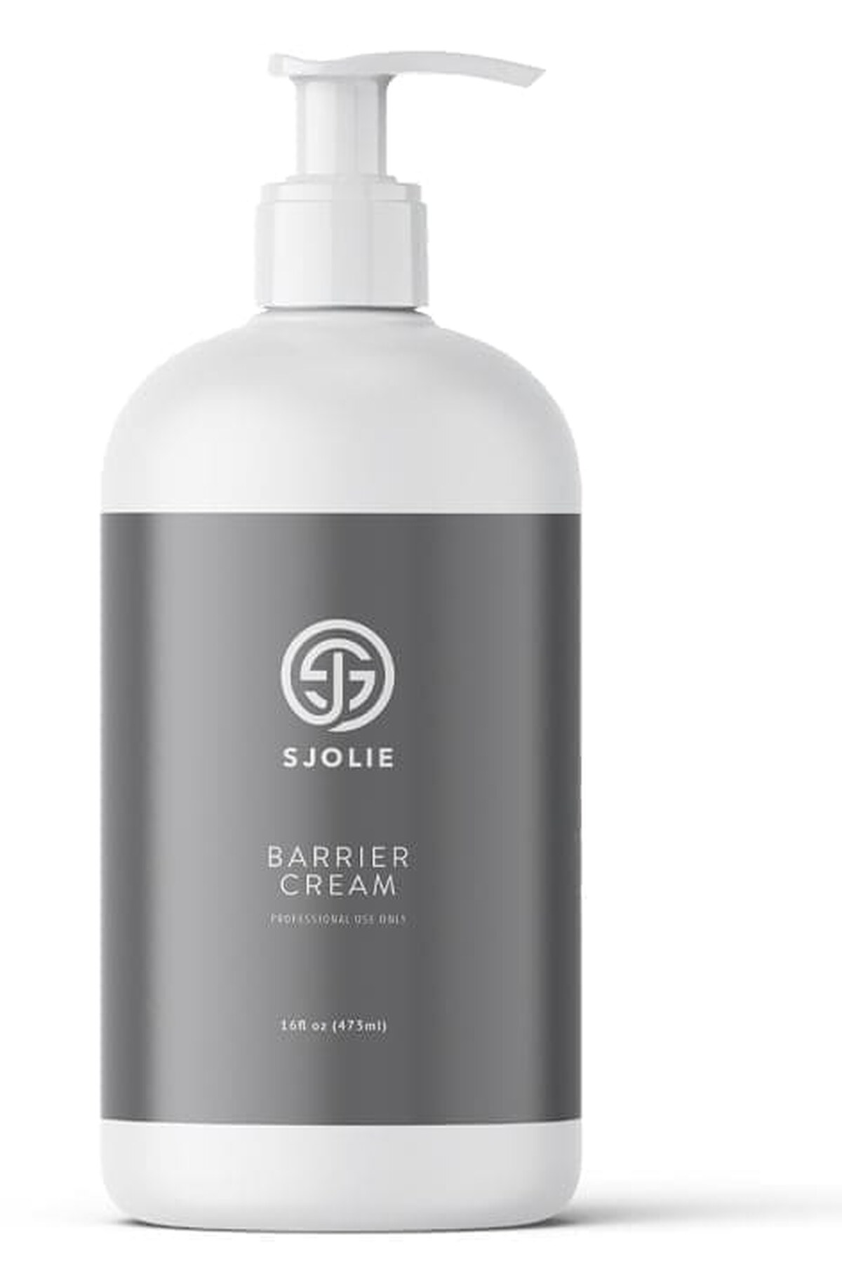 SJOLIE Barrier Cream in a 16 oz pump bottle
