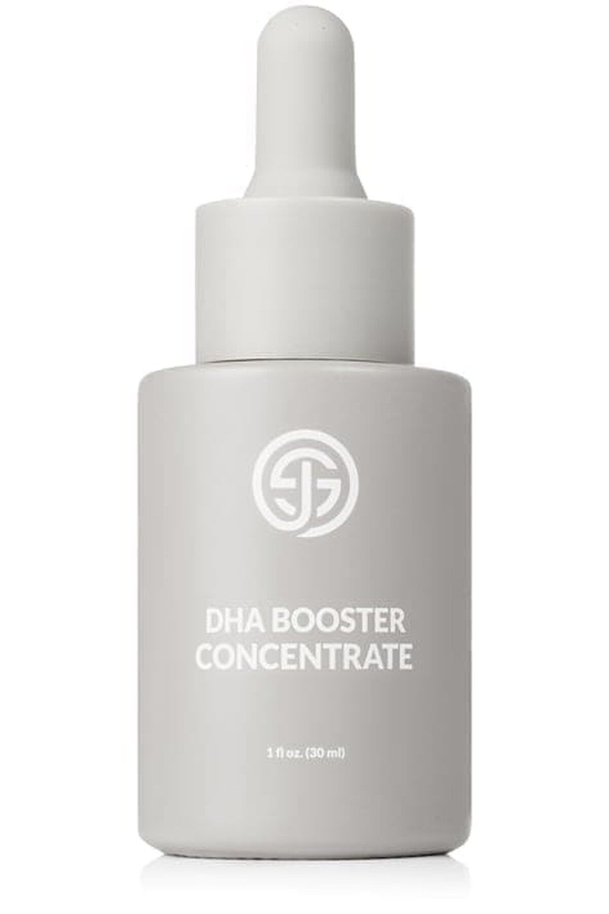 SJOLIE DHA Booster Concentrate spray tan additive in a dropper bottle