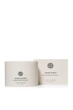 SJOLIE Sugar Scrub jar beside its box, part of the Retail Bundle