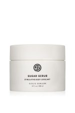 SJOLIE Sugar Scrub stimulating body exfoliant in a white jar