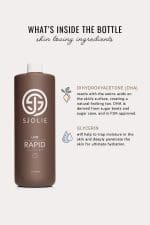 Express violet rapid spray tan solution for events and busy clients