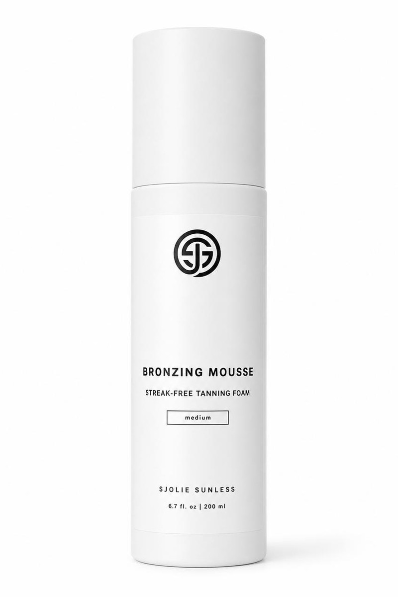 SJOLIE Bronzing Mousse in temporary white bottle - no retail box included