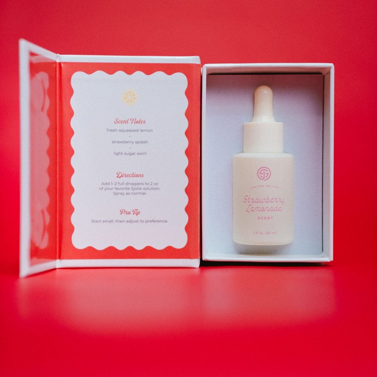 Sjolie Strawberry Lemonade Scent box and bottle