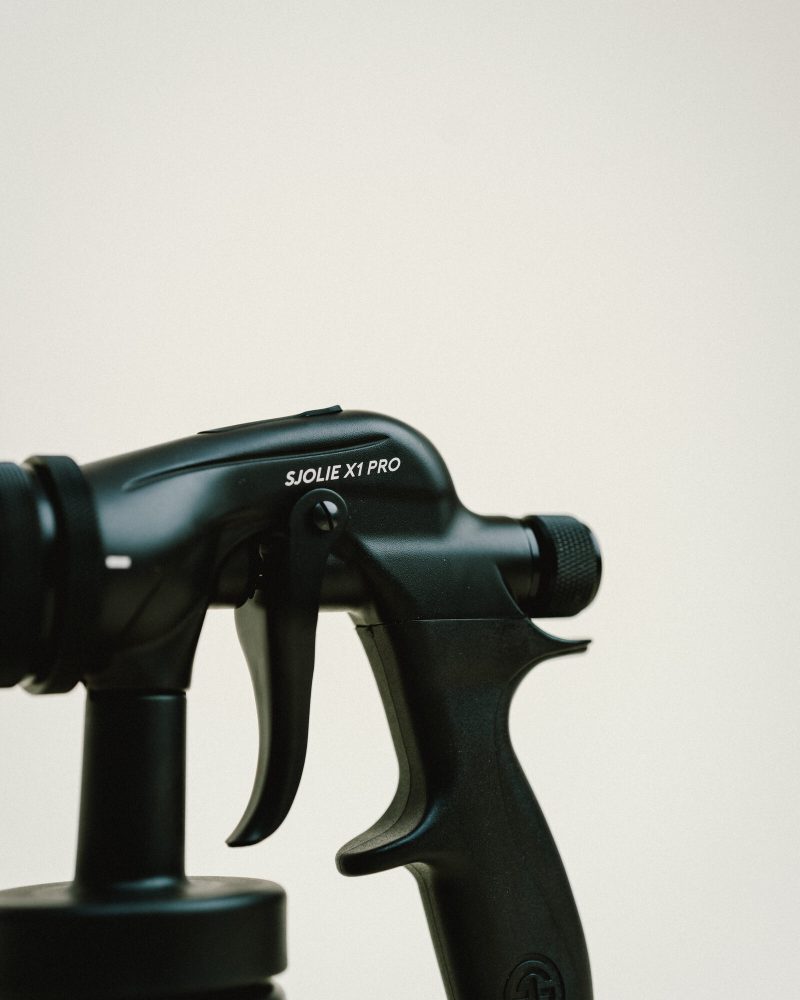 Sjolie X1 Pro spray tan gun trigger and machined control rings